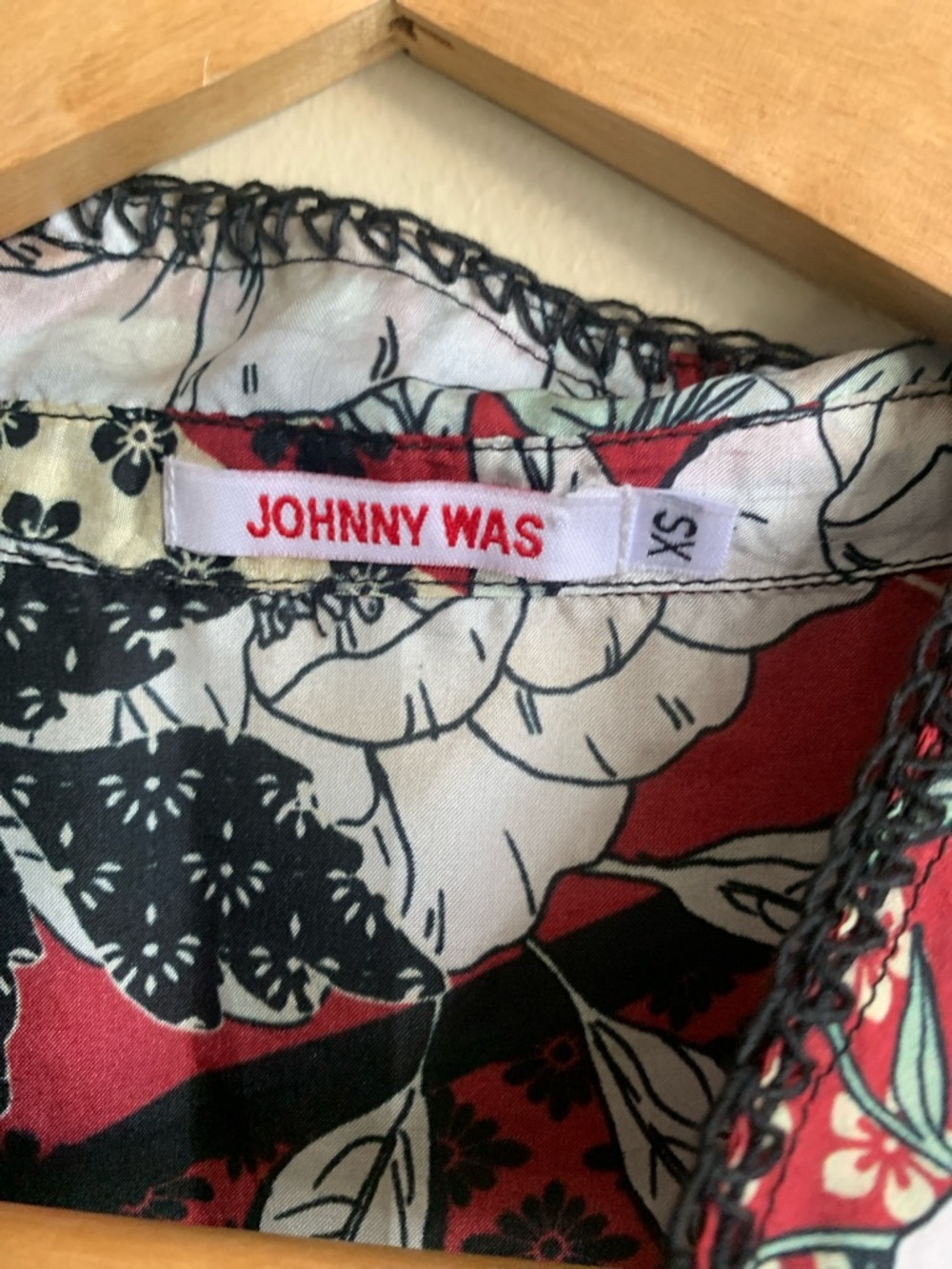Johnny Was Crane Mallory silk blouse size xs - Picture 2 of 3